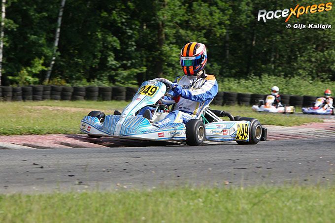 Lars van Vark in actie