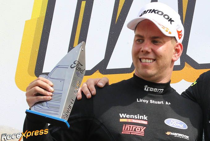 Liroy Stuart podium