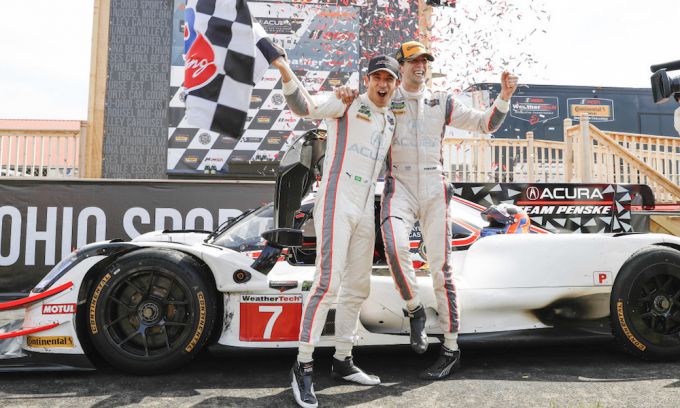 Totale dominantie van het Acura Penske team in Mid-Ohio