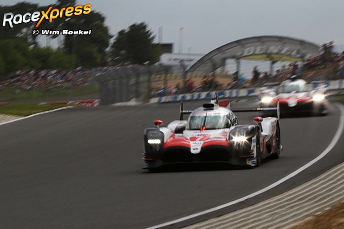 Toyota nummer 7 en 8