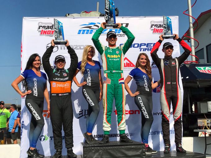 Rinus van Kalmthout (Rinus VeeKay) Cooper Tires Pro Mazda USA