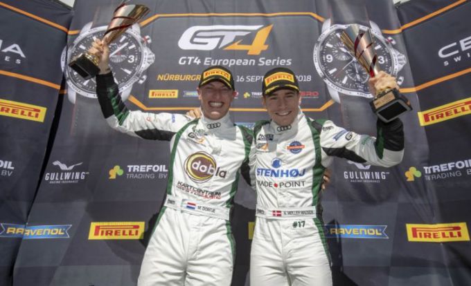 Milan Dontje en Nicolaj Møller-Madsen winnen de GT4 European Series Silver Cup-titel; oranje boven op de Nürburgring vanwege race overwinningen!