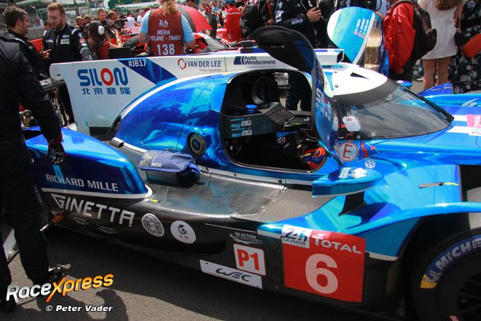 Ginetta AER LT P1 gridwalk Le Mans foto Peter Vader