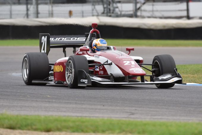 Eerste test Indy Lights op Indianapolis voor Pro Mazda-kampioen Rinus van Kalmthout: "Eigenlijk direct heel goed"