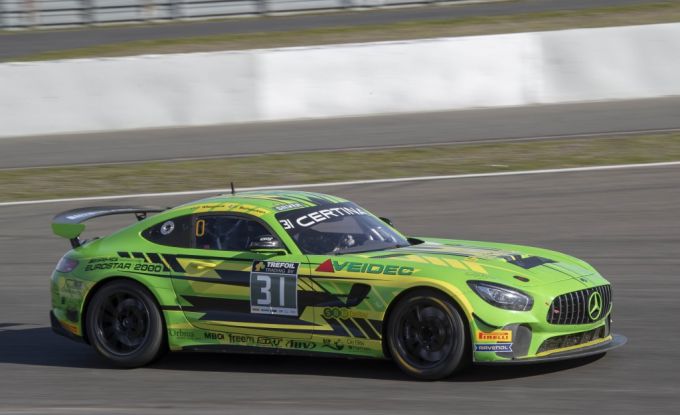 Bas Schouten onderweg met Selleslagh Mercedes AMG GT4 Nurburgring