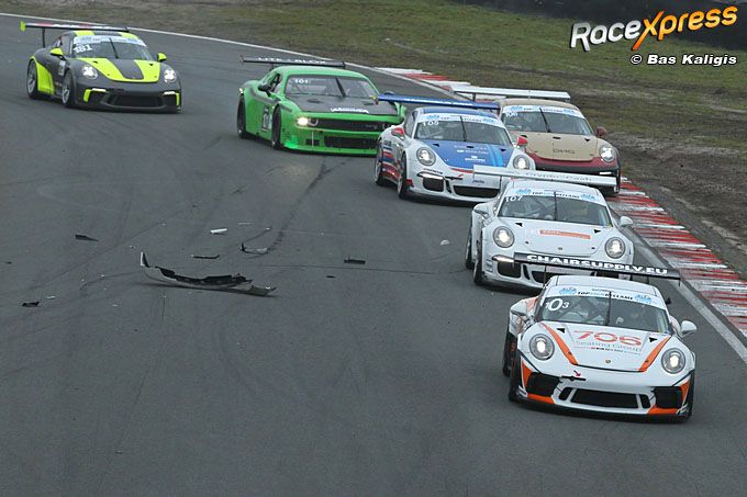 Porsches in de kopgroep
