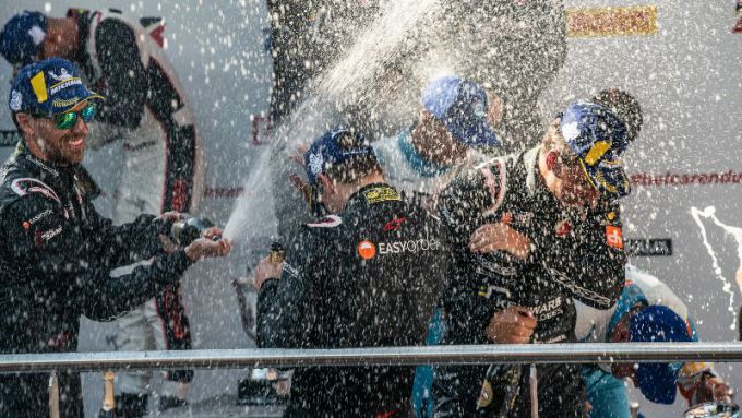 Porsche Endurance Trophy podium