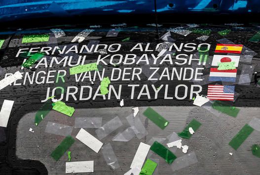 Winning team Alonso Daytona 2019