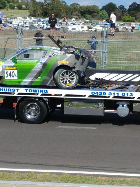 Bathurst 12 Hour crash Porsche Bleekemolen Tim Pappas
