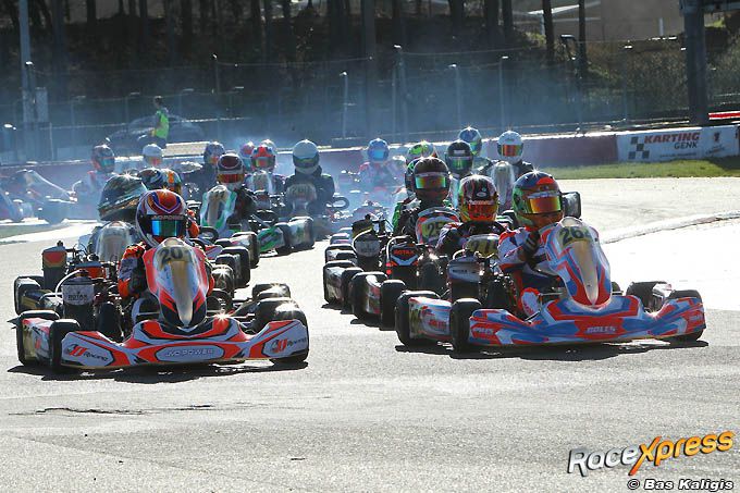 Kris Haanen 264 op eerste rij