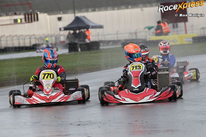 nPodium Rowan Grinwis IAME X30 Super Shifter