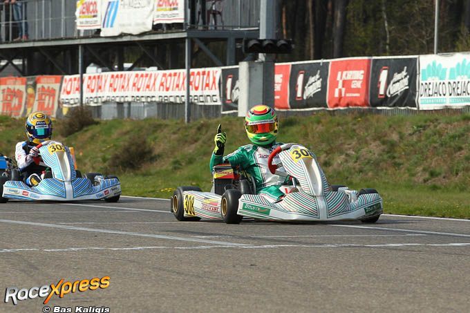 Ilian Bruynseels winnaar eerste BMC Rotax Max op Karting Genk