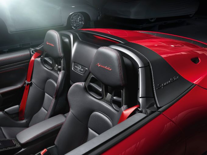 New York Porsche Speedster interior