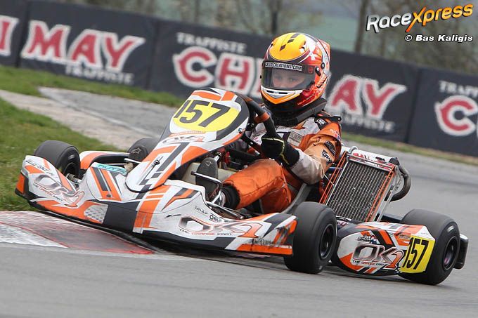 Youri Bonte spectaculair naar podium