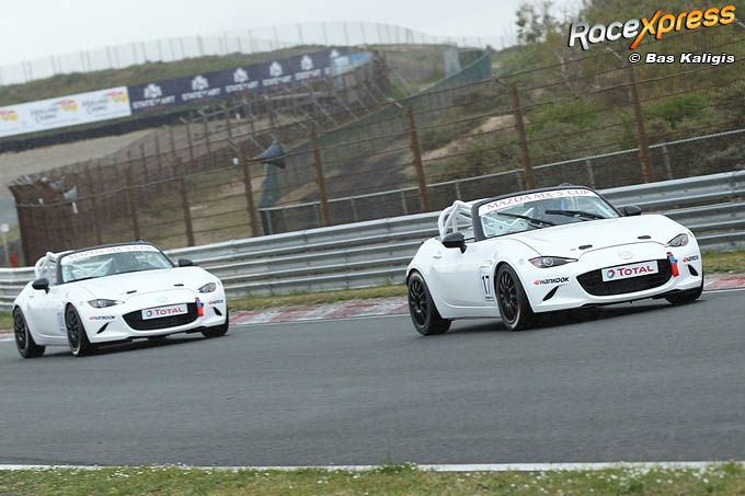 Milan Teekens en Maxime Oosten RX680 Jumbo Max Verstappen Racedagen in Mazda MX5 Cup