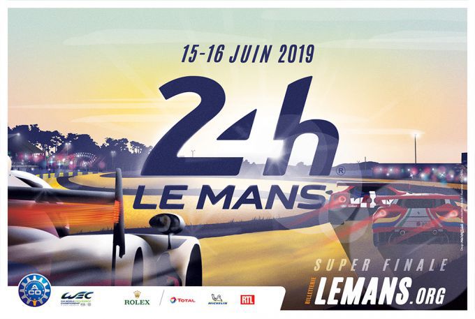 Le Mans 2019 event poster