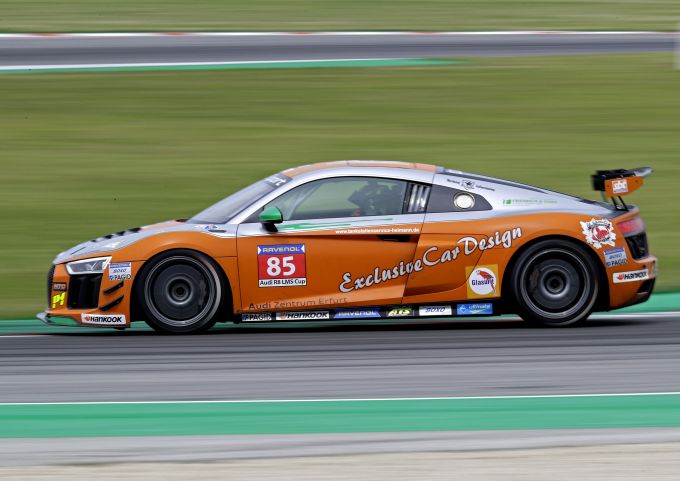 Leonard Hoogenboom Audi Cup R8 actie Misano