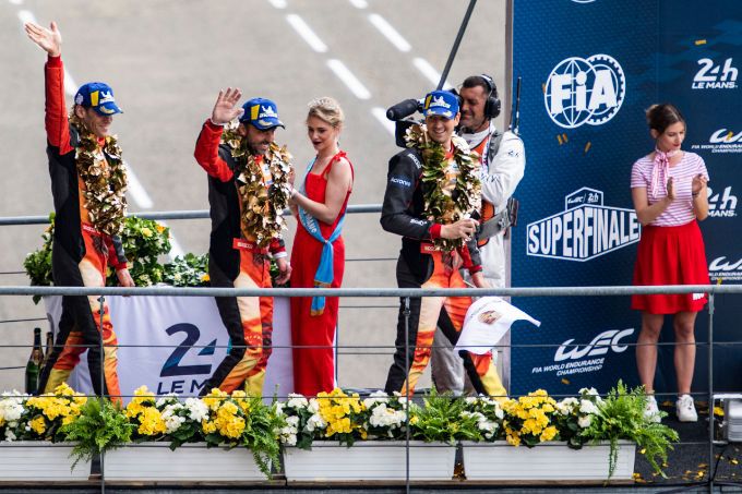 Project 1 podium Le Mans 2019