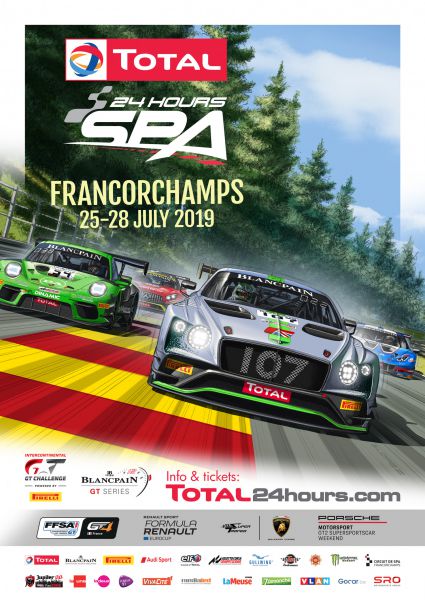 Total 24 Hours 2019 event poster