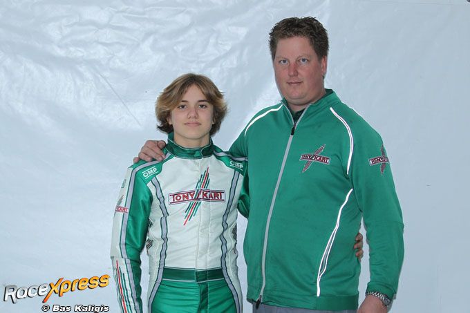 Luca Leistra stapt over naar Kartshop Ampfing / Tony Kart Willemjan Keijzer
