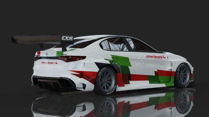 Romeo Ferraris Alfa Romeo Giulia EV rear