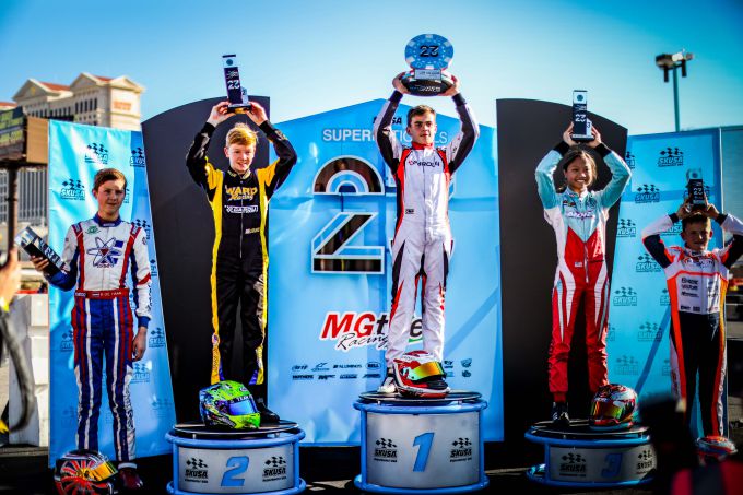 Robert de Haan naar podium bij race op wereldbekende The Strip in Las Vegas
