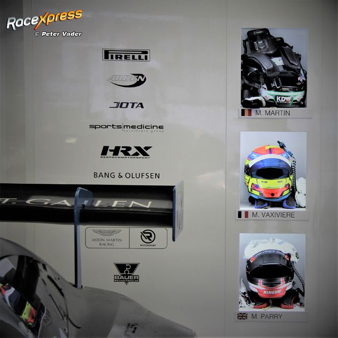 Aston Martin GT3 R-Motorsport helmets Monza RX foto Peter Vader