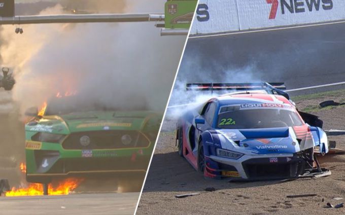 12H Bathurst fire and crash