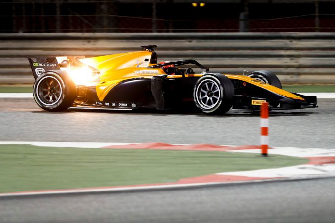 Formule 2 vlammen in 2020