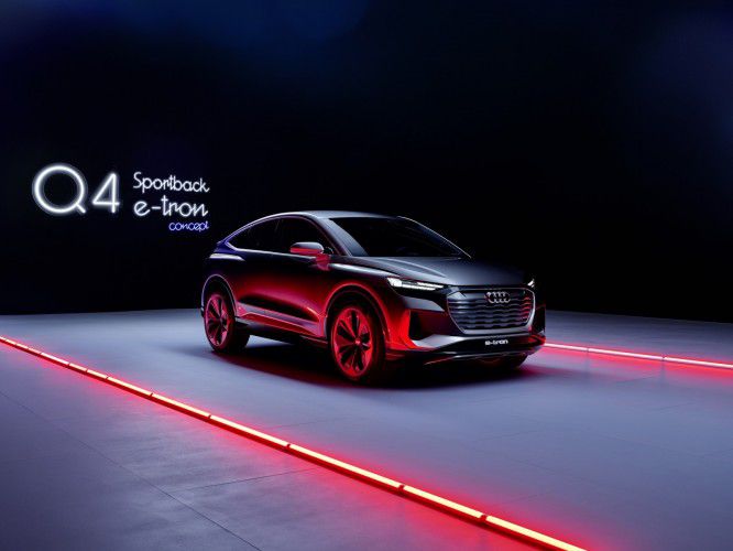 Audi Q4 Sportback e-tron concept blikt vooruit op morgen