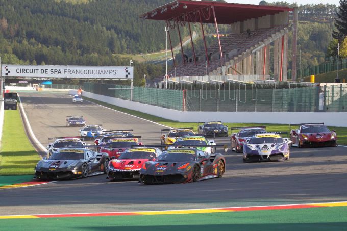 Roger Grouwels Ferrari Challenge Spa 2020 startveld