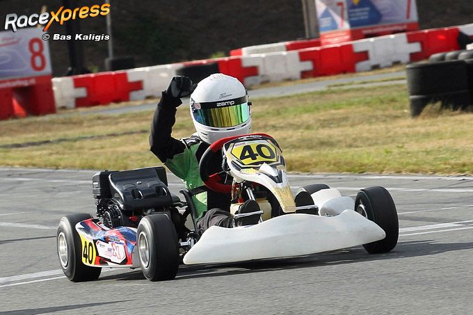 Bruce Knook wint Kart 4 fun
