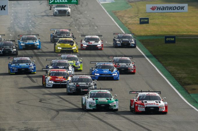 DTM Hockenheim 2020 start_zaterdag_Race_1