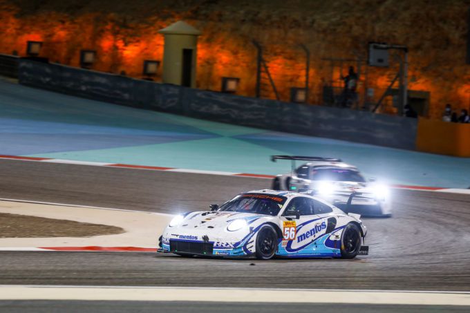 8 hours of bahrain Larry ten voorde voor de fabrieks porsche