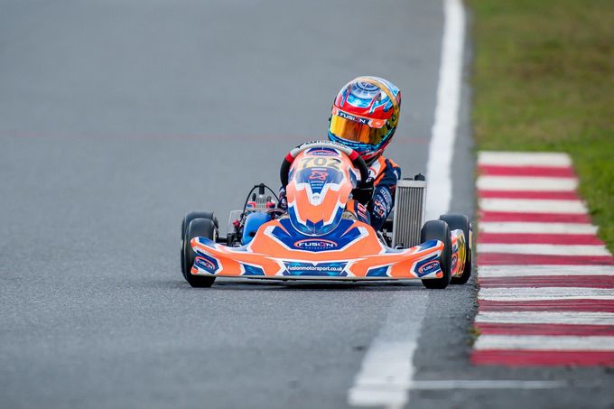 Sacha van 't Pad Bosch knap tweede na zinderende inhaalrace in International IAME Games Portimao Portugel