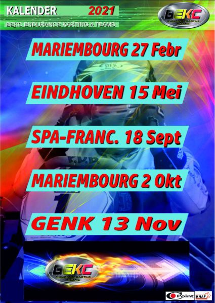 BEKC kalender 2021