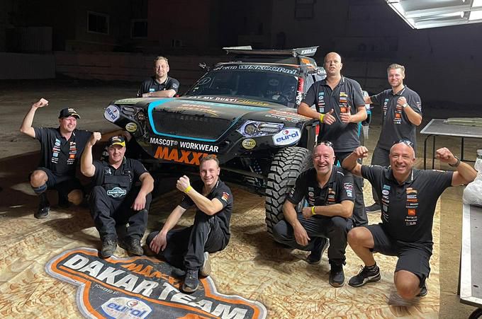 Dakar Maxxis team Tim en Tom Coronel