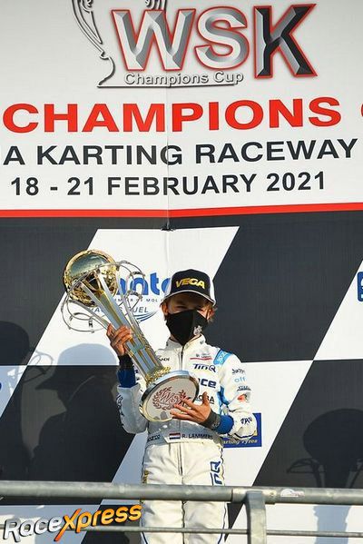 René Lammers kampioen WSK Champions Cup