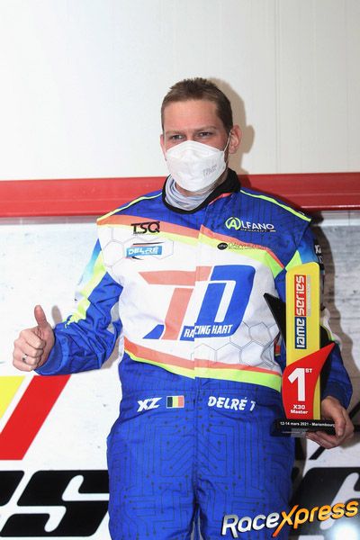 Thierry Delre wint IAME Series Benelux Masters in Mariembourg
