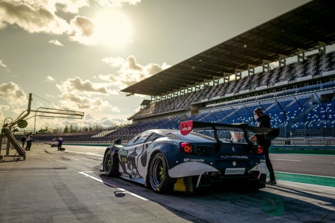 DTM 2021 Alex Albon Ferrari 488 Evo Alpha Tauri