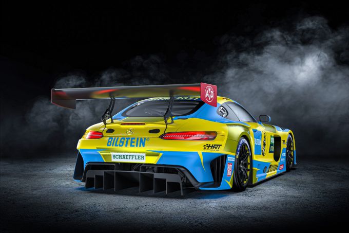 HRT preview Monza Bilstein Mercedes AMG GT3 achterzijde