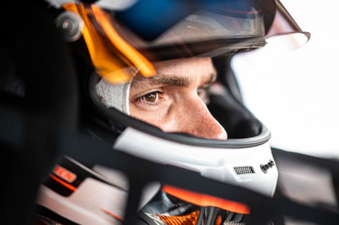Porsche Carrera Cup Deutschland Monza Max_van_Splunteren geconcentreerd