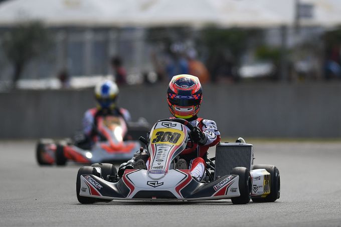 Laurens van Hoepen Charles Leclerc kart