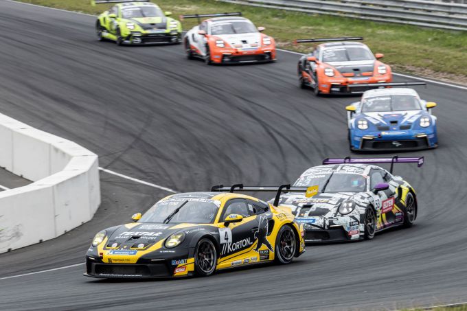 Porsche Carrera Cup Deutschland CM.com Circuit Zandvoort rijtje Porsches