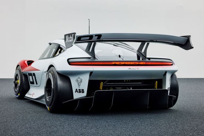 Porsche Mission R achterzijde