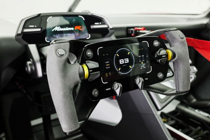 Porsche Mission R stuurwiel