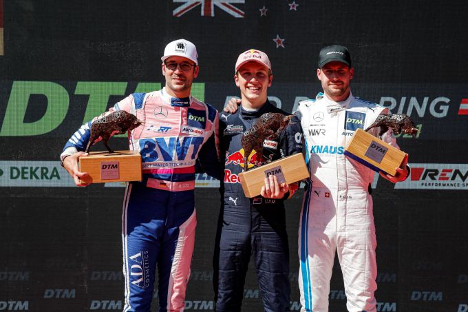 DTM Spielberg race 1 Maximilian Götz, Liam Lawson, Philip Ellis