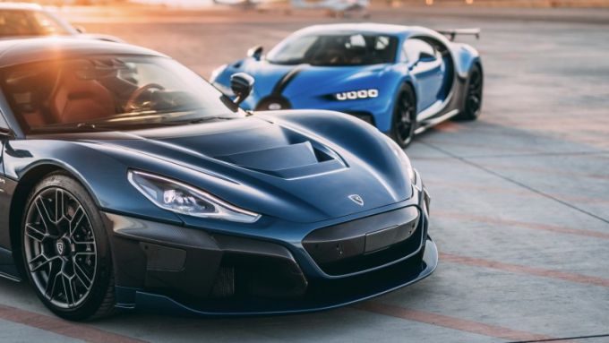 Bugatti Rimac Porsche 3