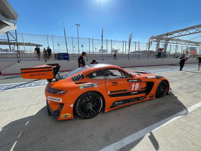 24H Dubai 2022 MP Motorsport Mercedes Henk de Jong Daniel de Jong Bert de Heus Jaap van Lagen P10 en GT3 PA divisiewinnaar Nr4
