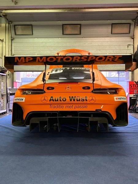 24H Dubai 2022 MP Motorsport Mercedes Henk de Jong Daniel de Jong Bert de Heus Jaap van Lagen P10 en GT3 PA divisiewinnaar Nr7